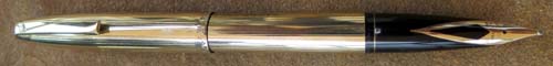 NEW OLD STOCK SHEAFFER GOLD PLATED SOUVEREIGN LINED PATTERN CARTRIDGE/CONVERTOR FILLING PEN